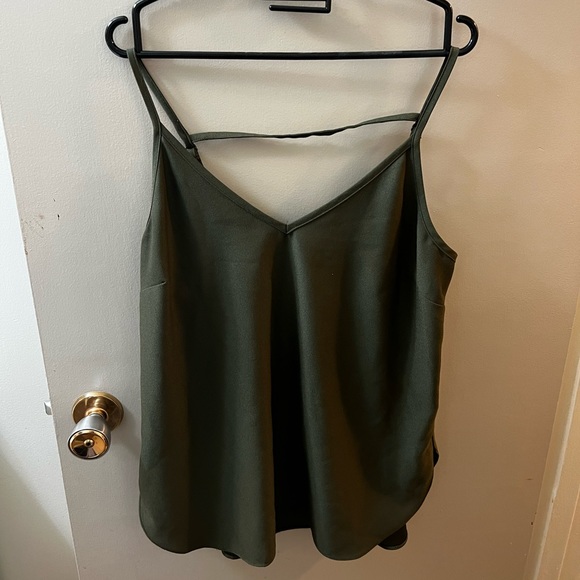 Olive Green cami top - Picture 2 of 2